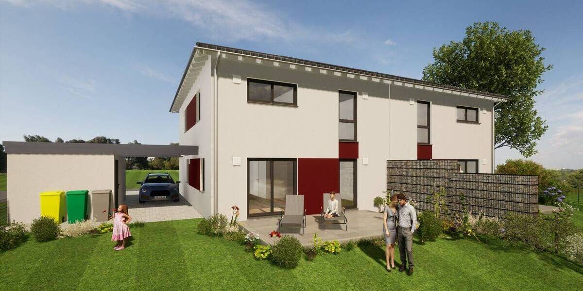 Doppelhaushälfte Rödental Waldsachsen - 4 Zimmer, 142 m&sup2;, 563.700&euro; | Angebot:26658393