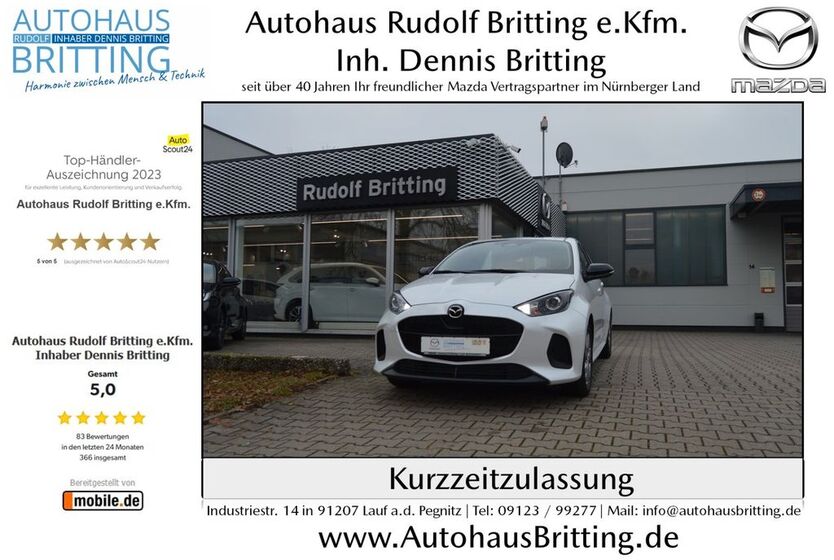 Mazda 2 Hybrid 5.000 km 23.990 € Lauf 91207