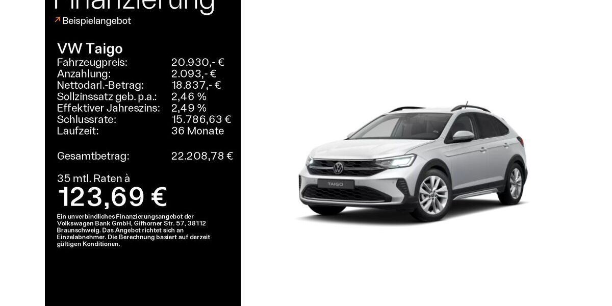 VW Taigo 10.002 km 20.370 € Hofheim 65719