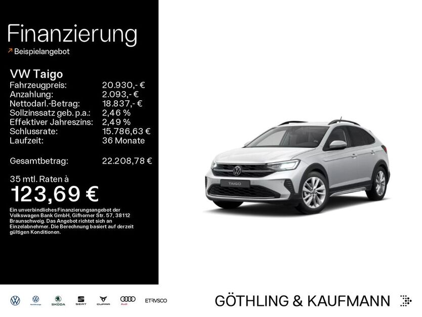 VW Taigo 10.002 km 20.930 € Hofheim 65719