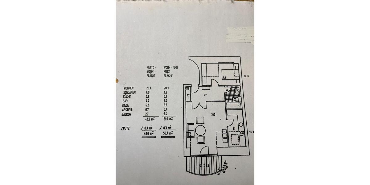 Dachgeschoßwohnung Rosenheim Aising - 2 Zimmer, 51 m&sup2;, 279.000&euro; | Angebot:27120470