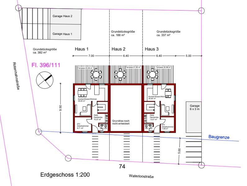 Reihenhaus München Thalkirchen-Obersendling-Forstenried-Fürstenried-S - 6 Zimmer, 145 m&sup2;, 1.300.000&euro; | Angebot:26878760
