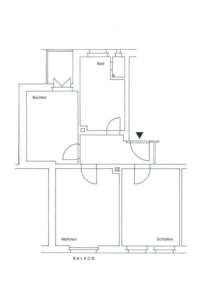 Single - Wohnung (2 Zi.) , city-nah