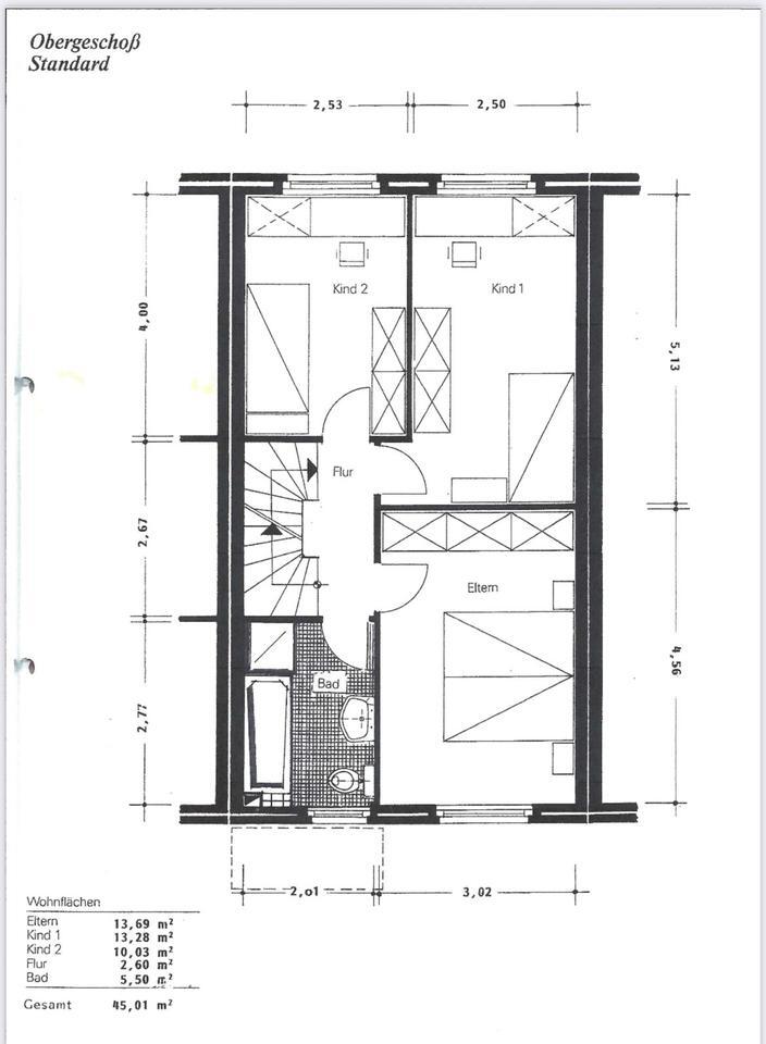 Reihenmittelhaus in KR-Uerdingen zu vermieten 1.000 € Kaltmiete zimmer