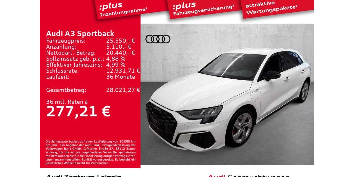 Audi A3 40.592 km 24.880 &euro; Leipzig 04129