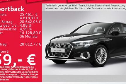 Audi A3 49.315 km 25.411 &euro; Eching 85386