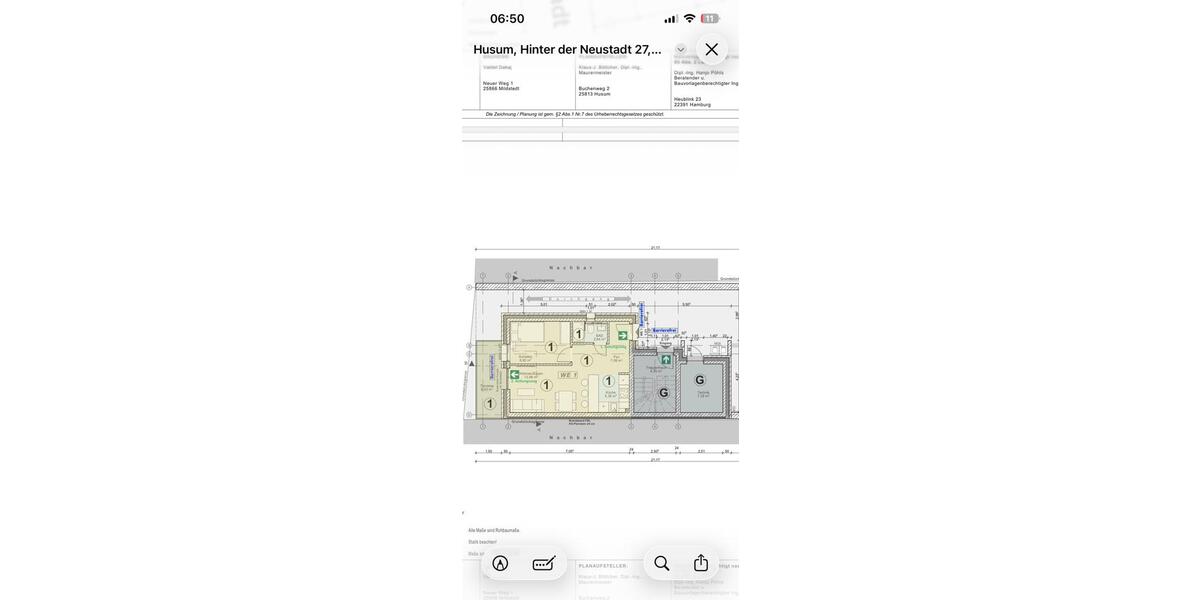 Erdgeschoßwohnung Husum - 2 Zimmer, 44 m&sup2;, 225.000&euro; | Angebot:27022942