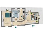 Etagenwohnung Pößneck - 2 Zimmer, 46 m&sup2;, 315&euro; | Angebot:26383694