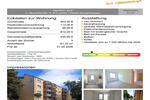 Neu sanierte 2-Raum-Wohnung im Erdgeschoss mit bodengleicher Dusche und Balkon 2 zimmer