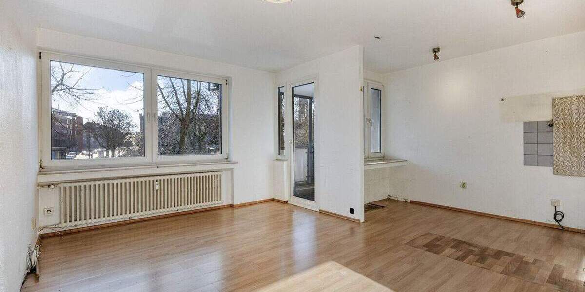 Etagenwohnung Düsseldorf Bilk - 2 Zimmer, 47 m&sup2;, 205.000&euro; | Angebot:25069887