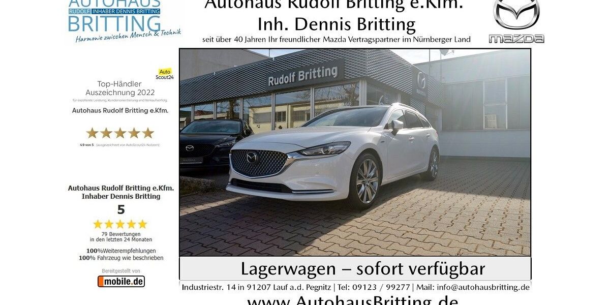 Mazda 6 25.000 km 34.990 &euro; Lauf 91207