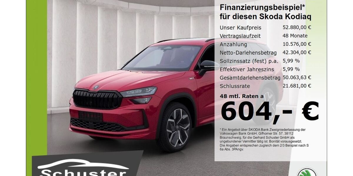 Skoda Kodiaq 1.891 km 50.980 &euro; Ruhstorf 94099