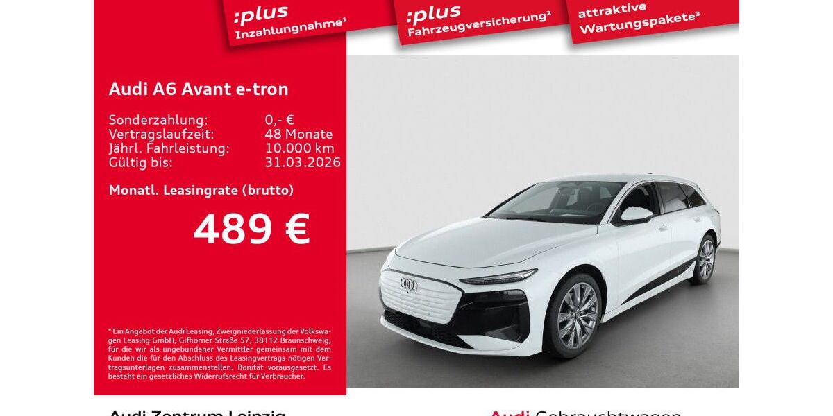 Audi A6 e-tron 7.734 km 55.830 &euro; Leipzig 04129
