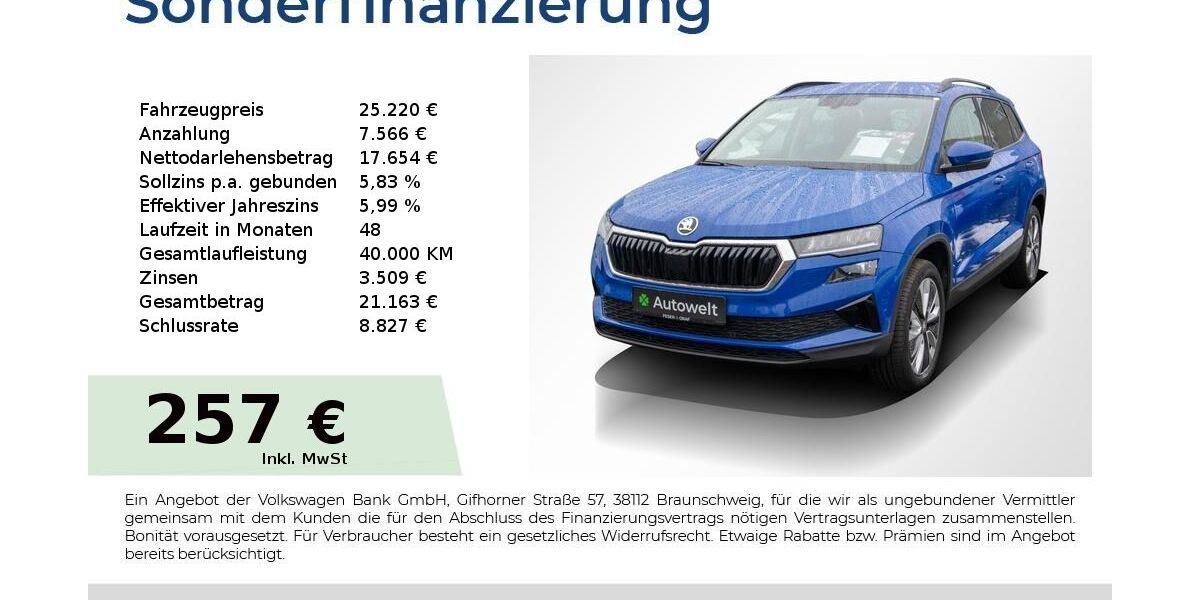 Skoda Karoq 84.350 km 24.440 &euro; Nürnberg 90431
