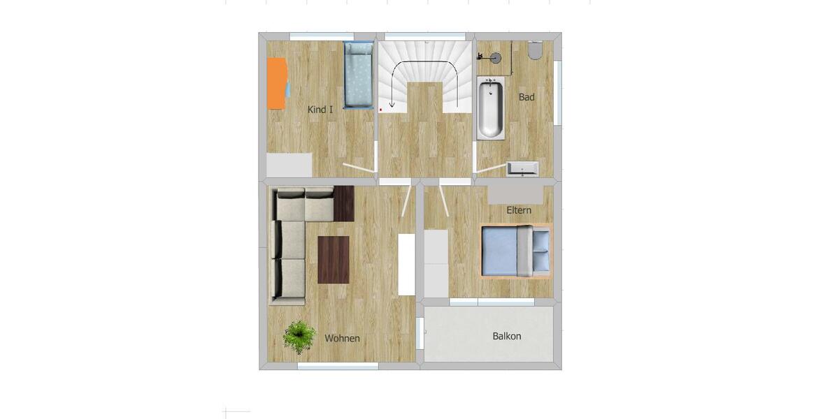 Doppelhaushälfte Vilsbiburg - 4 Zimmer, 122 m&sup2;, 1.300&euro; | Angebot:26143047