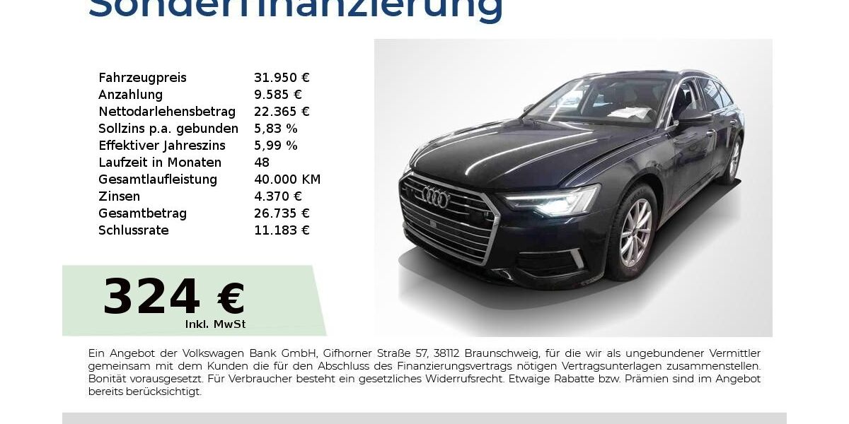 Audi A6 50.750 km 31.950 &euro; Nürnberg 90431