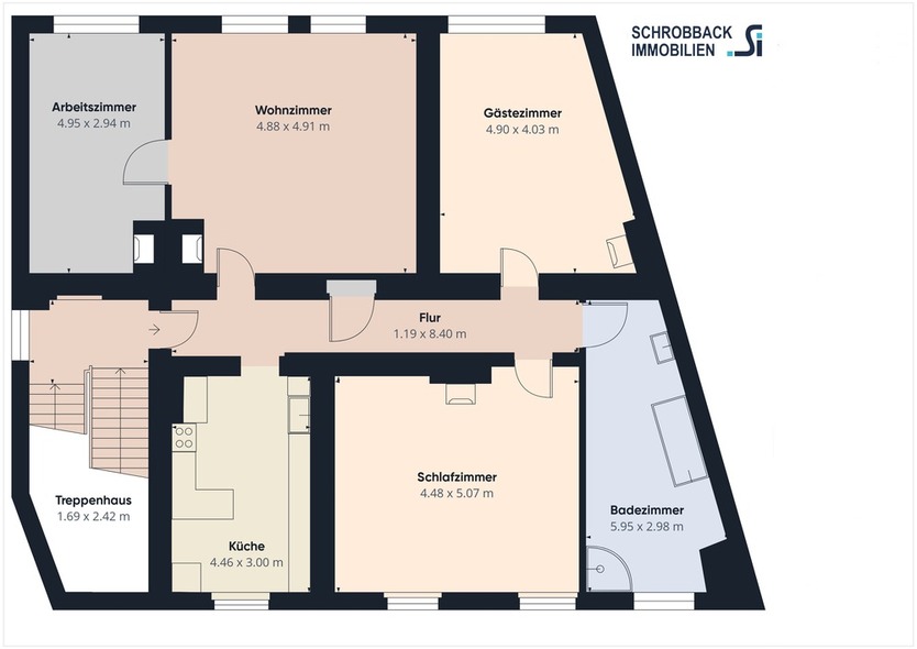Geräumige 4-Zimmer-Altbauwohnung in Grünheide - Ideal als Übergangslösung oder für Projektaufenthalte – befristet auf 18 Monate 4 zimmer