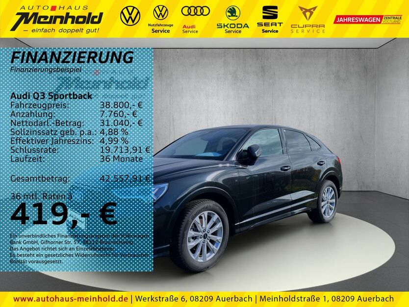 Audi Q3 11.600 km 38.800 € Auerbach/Rebesgrün 08209