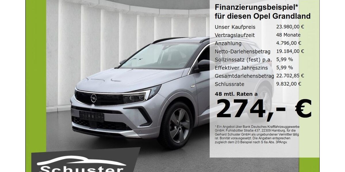 Opel Grandland (X) 39.936 km 23.480 &euro; Ruhstorf 94099