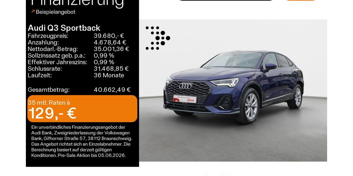 Audi Q3 19.165 km 38.980 &euro; Haßfurt 97437