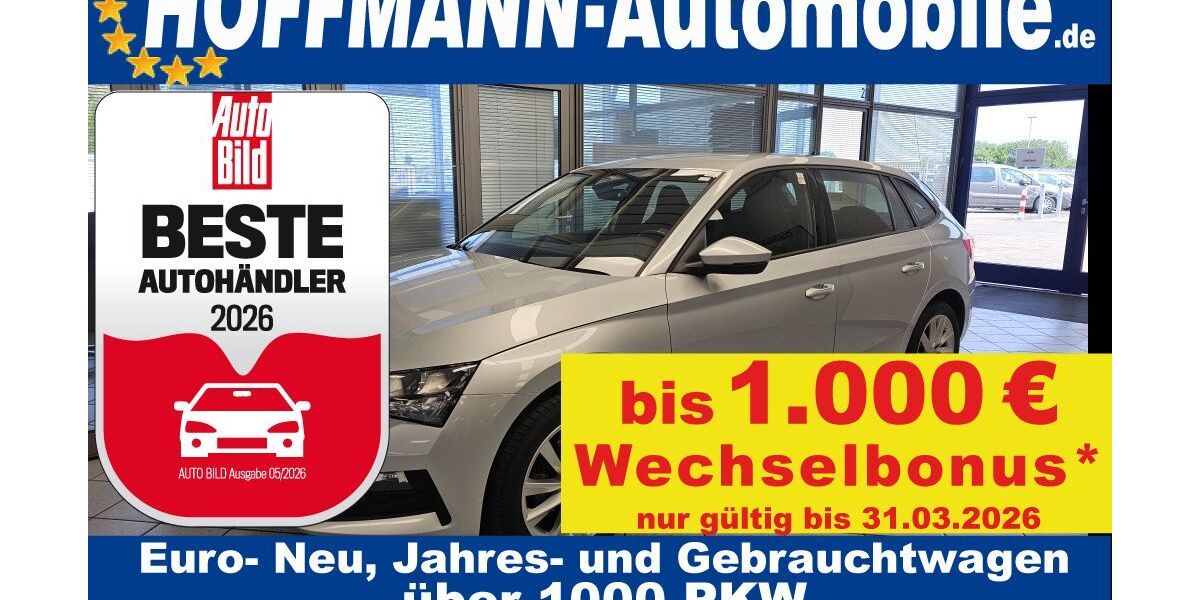 Skoda Scala 39.987 km 20.450 &euro; Wolfsburg-Heiligendorf 38444