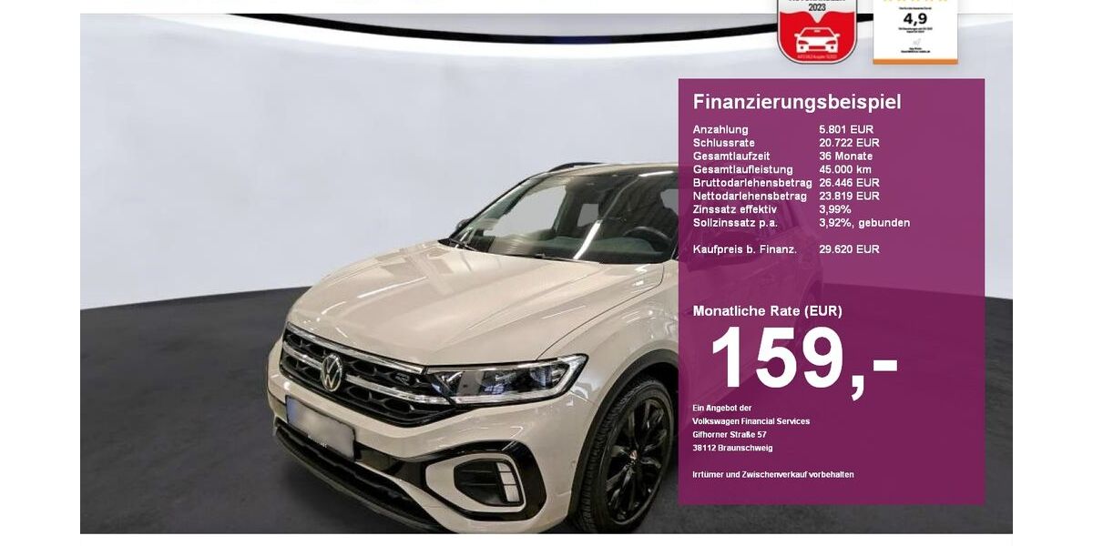 VW T-Roc 21.300 km 29.620 &euro; Albbruck 79774