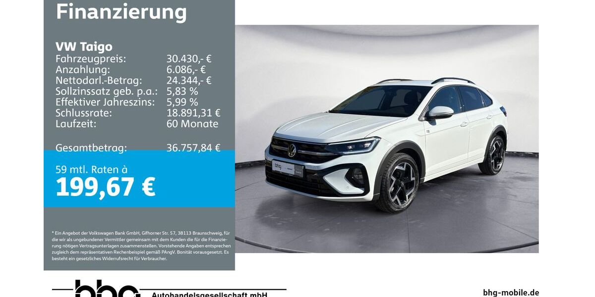 VW Taigo 6.482 km 29.830 &euro; Balingen 72336