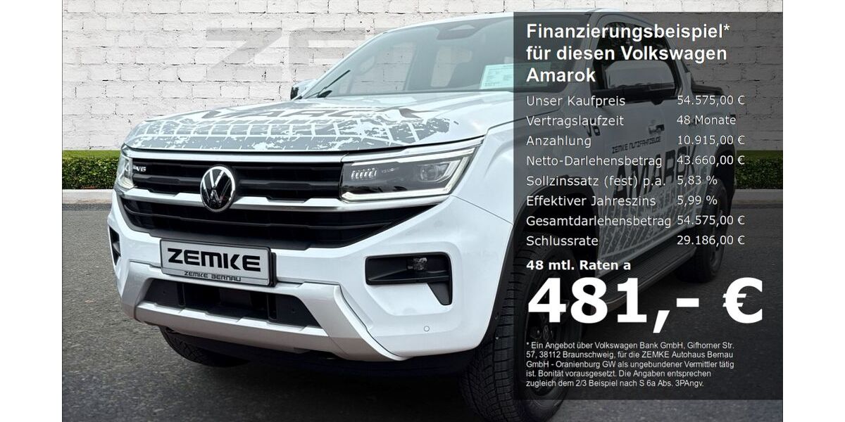 VW Amarok 9.082 km 53.675 &euro; Oranienburg 16515