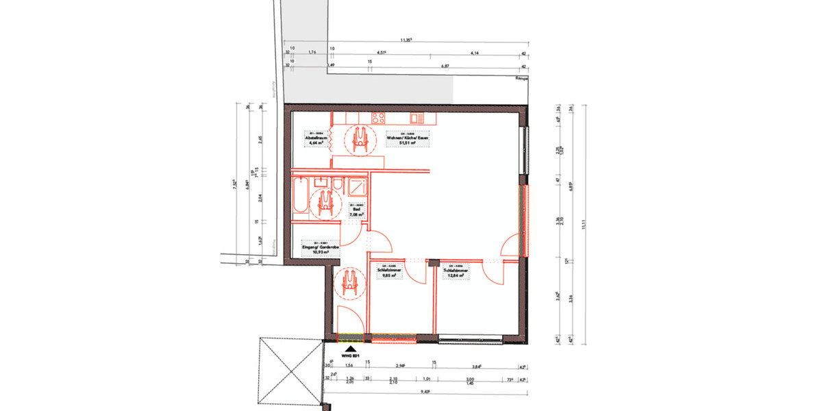 Barrierearme Erdgeschosswohnung in Breitenbach - Erstbezug 2026! 2 zimmer