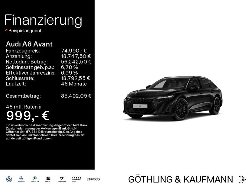 Audi A6 7.500 km 74.990 € Hofheim 65719