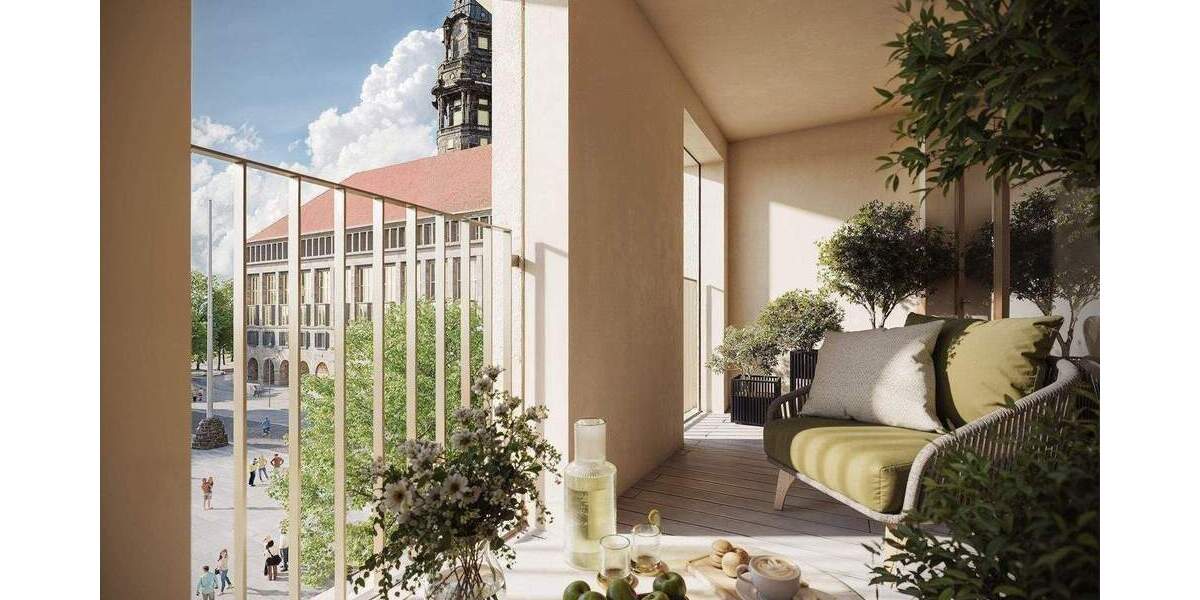 Etagenwohnung Dresden Innere Altstadt - 3 Zimmer, 90 m&sup2;, 1.586&euro; | Angebot:25600923