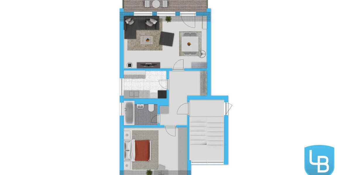 Etagenwohnung Heikendorf Altheikendorf - 2 Zimmer, 53 m&sup2;, 169.000&euro; | Angebot:26310068