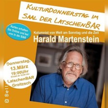 Harald Martenstein - Rambozambo 18.04.2026 Berliner Kabarett-Theater Die Wühlmäuse