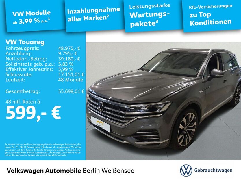 VW Touareg 63.620 km 48.975 € Berlin 13088