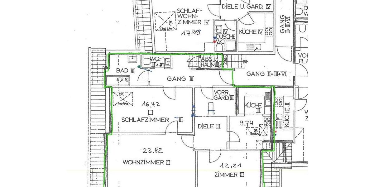Etagenwohnung Krumbach (Schwaben) - 3 Zimmer, 96 m&sup2;, 900&euro; | Angebot:26459616
