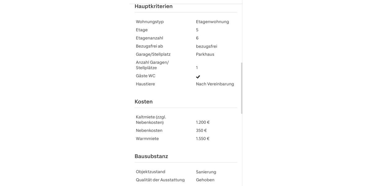 Etagenwohnung Rüsselsheim am Main - 3 Zimmer, 88 m&sup2;, 1.200&euro; | Angebot:26407505