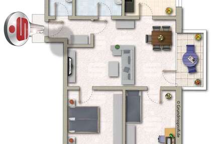 Wohnung Klein-Winternheim Winternheim - 3 Zimmer, 91 m&sup2;, 485.900&euro; | Angebot:25196252