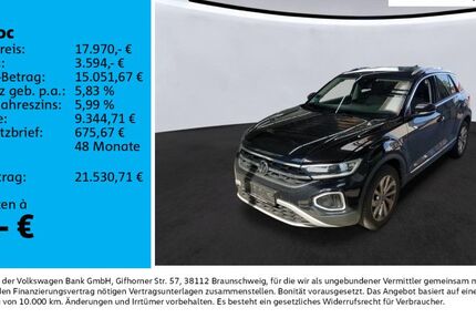 VW T-Roc 60.155 km 17.970 &euro; Leipzig 04277