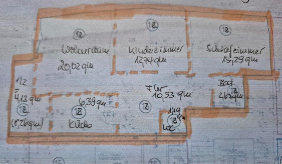 ETW in Wetzlar-Dalheim 3ZKBT, Keller und Stellplatz 3 zimmer