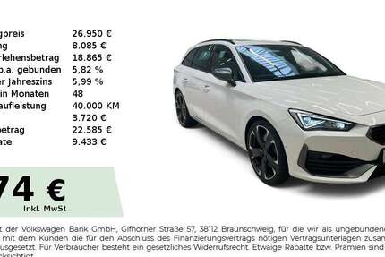 Cupra Leon 30.185 km 26.950 &euro; Dessau 06842