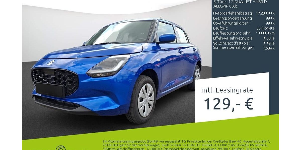Suzuki Swift 5.000 km 18.370 &euro; Stuhr 28816