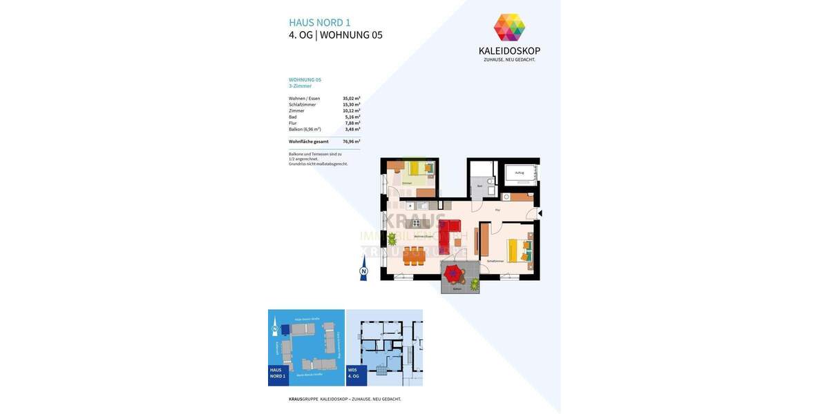 3-Zimmer-Neubauwohnung 3 zimmer