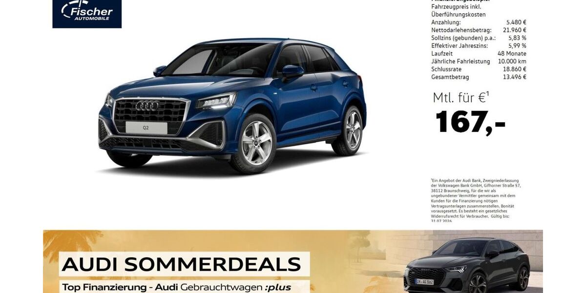 Audi Q2 5.554 km 27.440 &euro; Neumarkt 92318