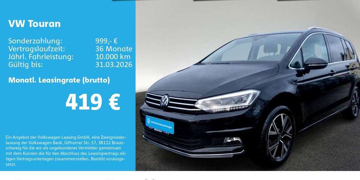 VW Touran 16.721 km 39.330 &euro; Neu-Ulm 89231