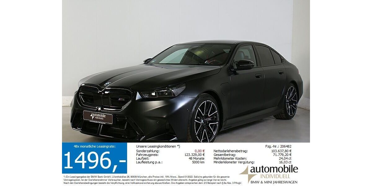 BMW M5 16.000 km 122.240 &euro; Paderborn 33100