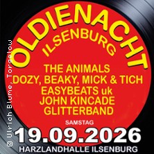 Oldienight Ilsenburg - The Animals, Glitterband, John Kincade u.v.a. 19.09.2026 Harzlandhalle