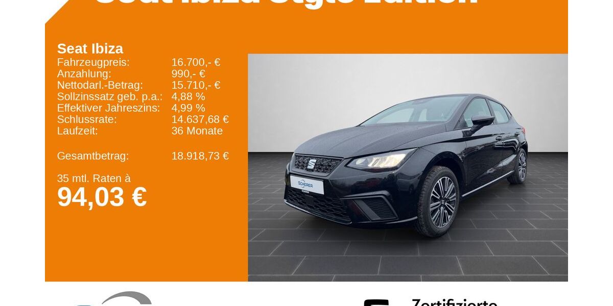 Seat Ibiza 18.061 km 16.700 &euro; Mayen 56727