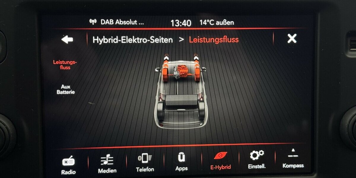 Fiat Panda Cross Red 1.0 Hybrid 1.Hand Neuwertig! 1.600 km 13.740 &euro; Lich 35423