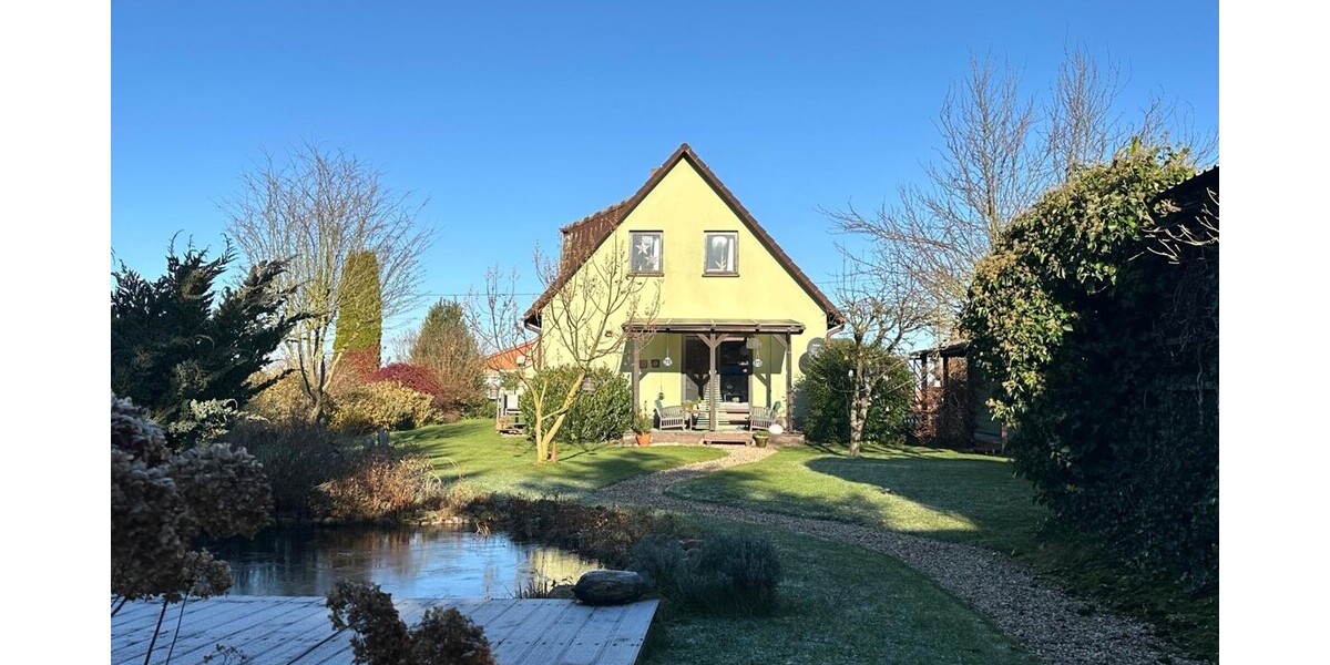 HORN IMMOBILIEN ++ charmantes Einfamilienhaus mit schönem Grundstück in Göritz bei Prenzlau - Einfamilienhaus Göritz | Angebot:27119866