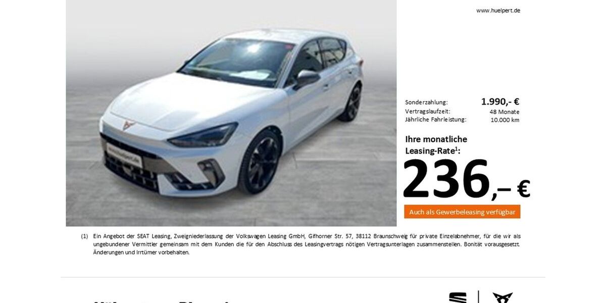 Cupra Leon 13.390 km 29.732 &euro; Dortmund 44269